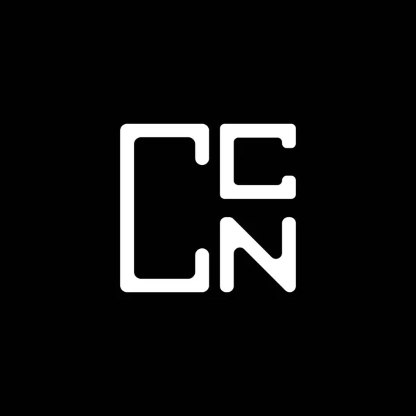 Ccn Lettre Logo Design Créatif Avec Graphique Vectoriel Ccn Logo — Image vectorielle