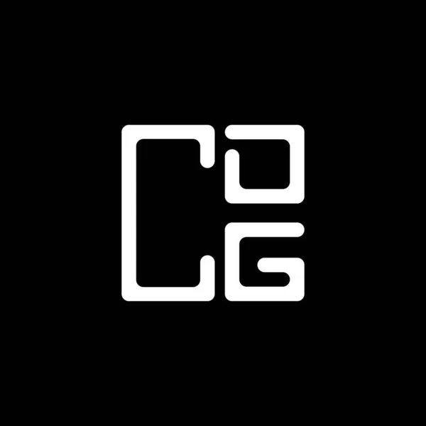 Cdg Carta Logotipo Design Criativo Com Vetor Gráfico Cdg Logotipo —  Vetores de Stock