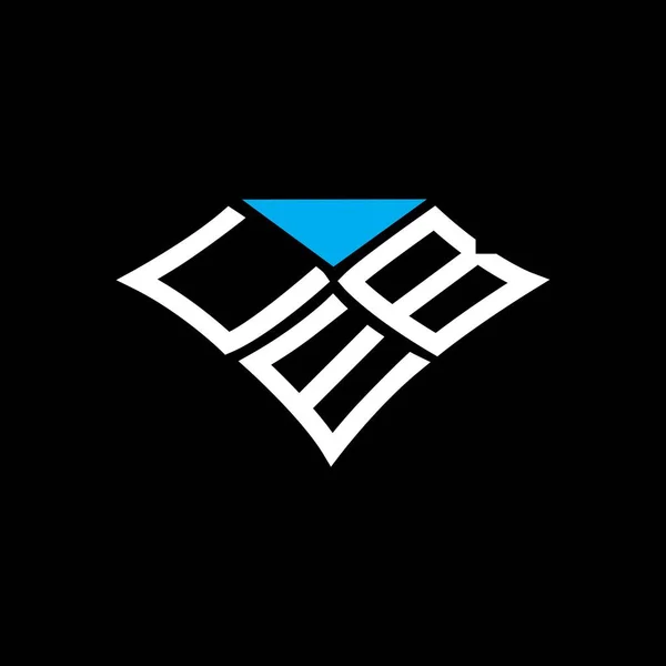 Ceb Carta Logotipo Design Criativo Com Gráfico Vetorial Ceb Logotipo — Vetor de Stock