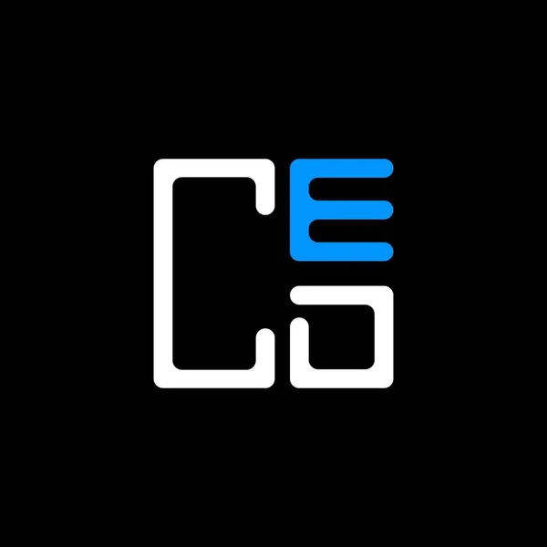 Ced Letter Logo Creative Design Vector Graphic Ced Simple Modern — Stock Vector