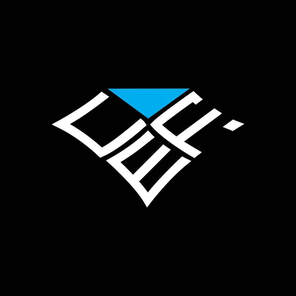 Diseño Creativo Del Logotipo Letra Cef Con Gráfico Vectorial Logotipo — Archivo Imágenes Vectoriales