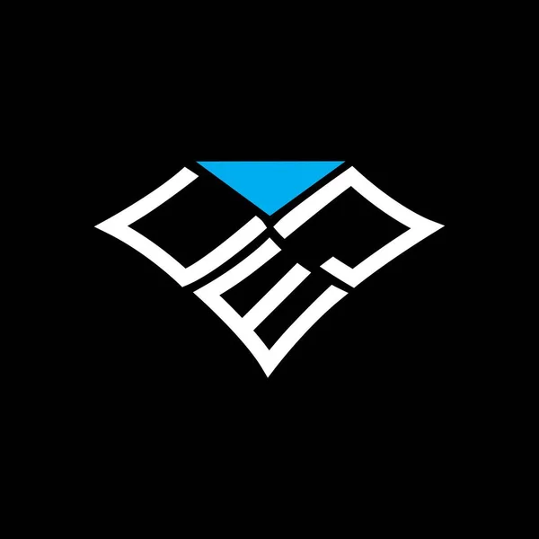 Cej Carta Logotipo Design Criativo Com Gráfico Vetorial Cej Logotipo — Vetor de Stock