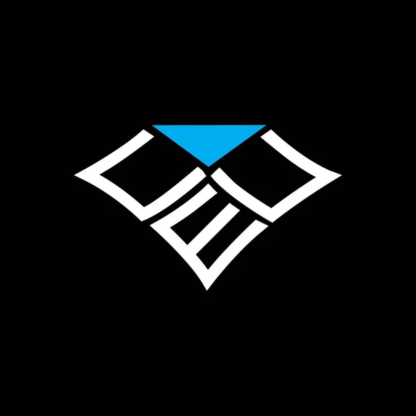 Logo Lettera Ceu Design Creativo Con Grafica Vettoriale Logo Ceu — Vettoriale Stock