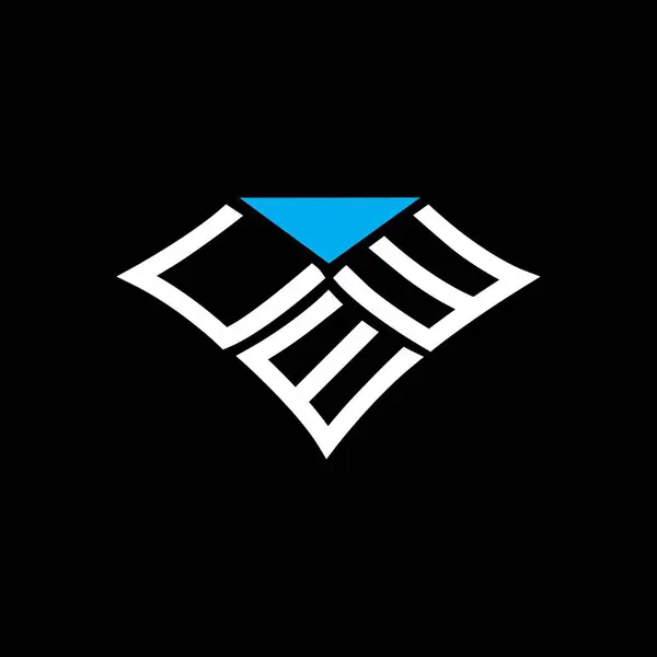 Diseño Creativo Del Logotipo Letra Cew Con Gráfico Vectorial Logotipo — Vector de stock