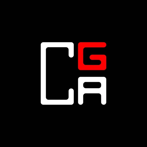 Cga Літерний Логотип Творчого Дизайну Векторною Графікою Cga Простий Сучасний — стоковий вектор