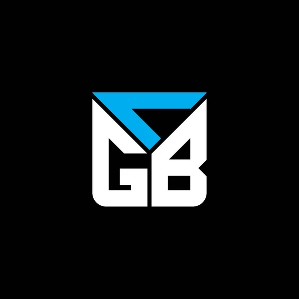 Cgb Lettre Logo Design Créatif Avec Graphique Vectoriel Cgb Logo — Image vectorielle