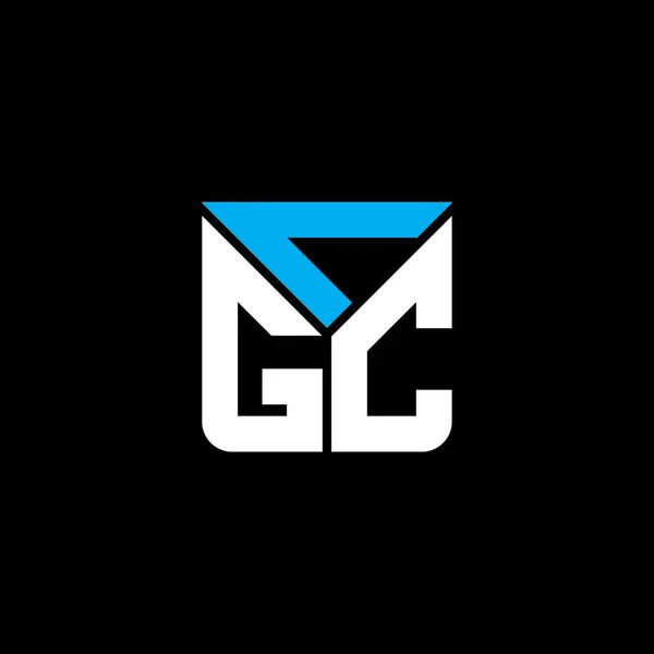 Cgc Carta Logotipo Design Criativo Com Gráfico Vetorial Cgc Logotipo — Vetor de Stock
