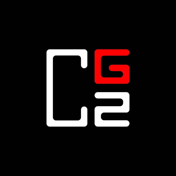 Cgz Brev Logotyp Kreativ Design Med Vektor Grafik Cgz Enkel — Stock vektor