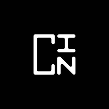 CIN harf logosu yaratıcı tasarımı vektör grafik, CIN basit ve modern logo. CIN lüks alfabe tasarımı  