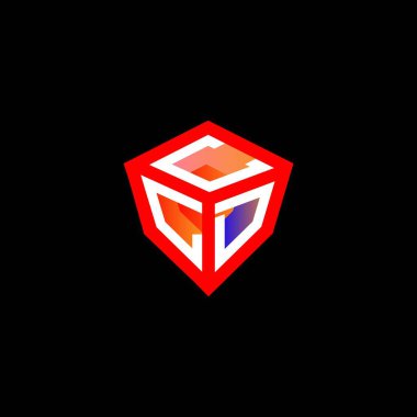 CLD harf logosu yaratıcı tasarım vektör grafik, CLD basit ve modern logo. CLD lüks alfabe tasarımı  