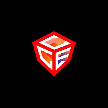 CLE harf logosu yaratıcı tasarım vektör grafik, CLE basit ve modern logo. CLE lüks alfabe tasarımı  