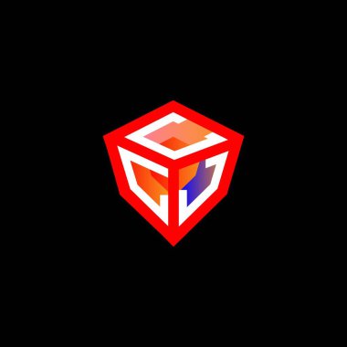 CLJ harf logosu yaratıcı tasarımı vektör grafik, CLJ basit ve modern logo. CLJ lüks alfabe tasarımı  