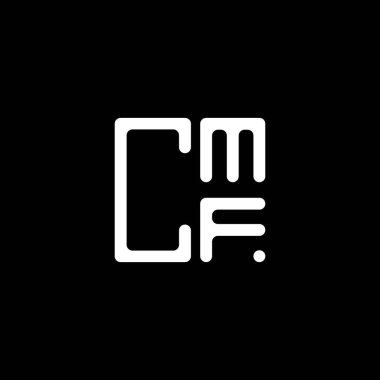 CMF harf logosu yaratıcı tasarım vektör grafik, CMF basit ve modern logo. CMF lüks alfabe tasarımı  