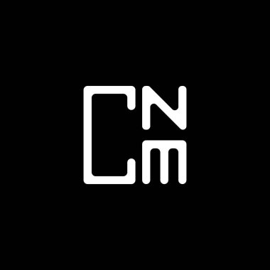CNM harf logosu tasarımı vektör grafik, CNM basit ve modern logo. CNM lüks alfabe dizaynı  