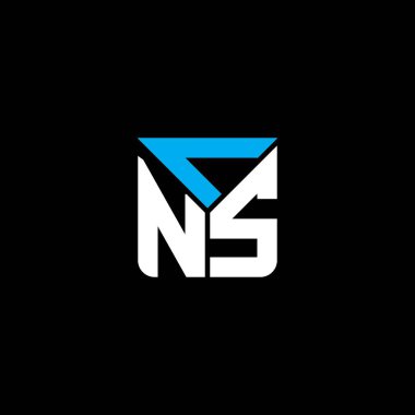 CNS harfli yaratıcı logo, vektör grafik, CNS basit ve modern logo. CNS lüks alfabe tasarımı  