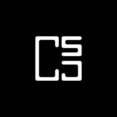 CSJ harf logosu yaratıcı tasarım vektör grafik, CSJ basit ve modern logo. CSJ lüks alfabe tasarımı  
