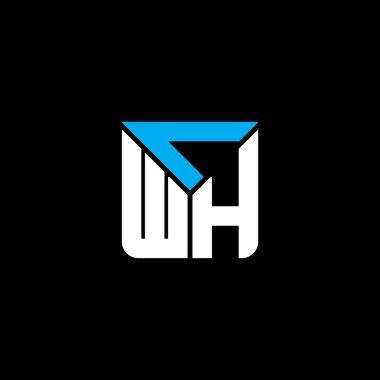 CWH harf logosu yaratıcı tasarım vektör grafik, CWH basit ve modern logo. CWH lüks alfabe tasarımı  