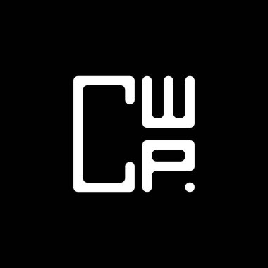 CWP harf logosu yaratıcı tasarımı vektör grafik, CWP basit ve modern logo. CWP lüks alfabe tasarımı  