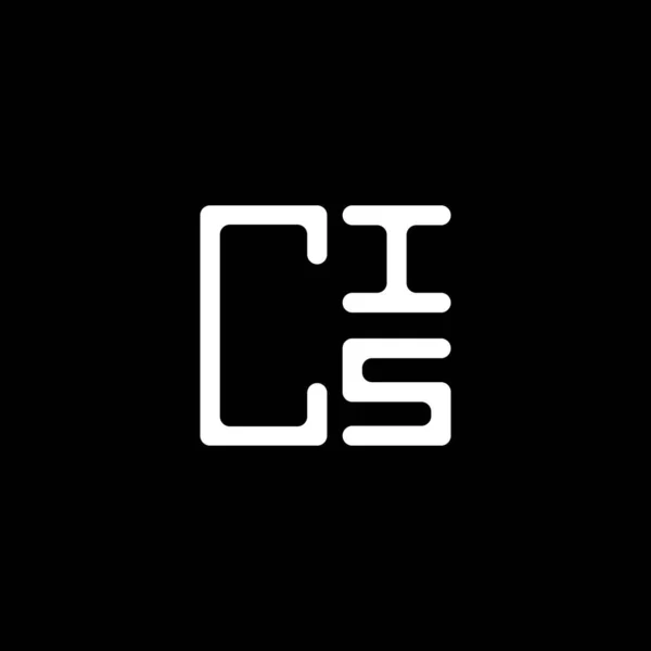 Diseño Creativo Del Logotipo Carta Cis Con Gráfico Vectorial Logotipo — Vector de stock