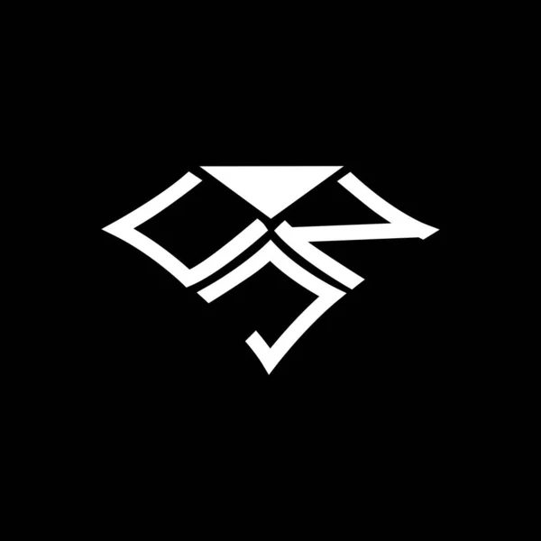 Cjn Carta Logotipo Design Criativo Com Gráfico Vetorial Cjn Logotipo — Vetor de Stock