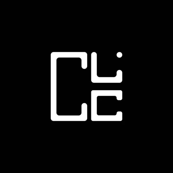 Clc Carta Logotipo Design Criativo Com Vetor Gráfico Clc Logotipo — Vetor de Stock