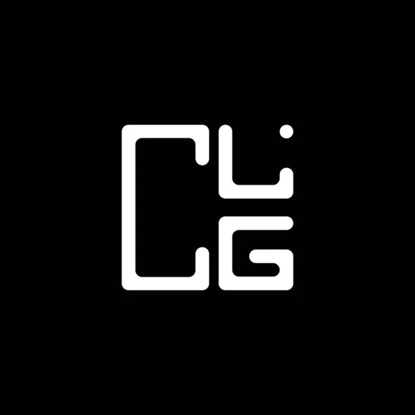 Clg Harf Logosu Yaratıcı Tasarımı Vektör Grafik Clg Basit Modern — Stok Vektör