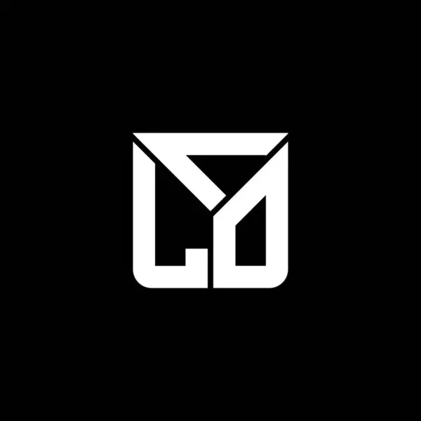 Clo Carta Logotipo Design Criativo Com Gráfico Vetorial Logotipo Simples — Vetor de Stock