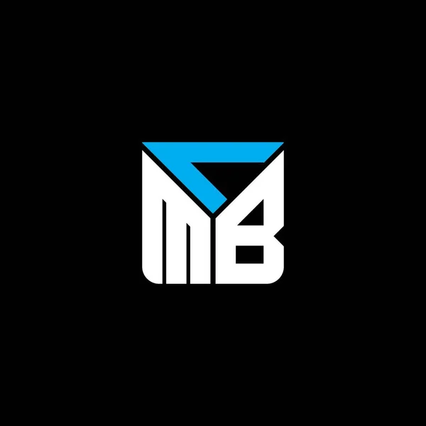 Cmb 로고는 그래픽 Cmb 로고로 디자인되었다 Cmb 알파벳 디자인 — 스톡 벡터