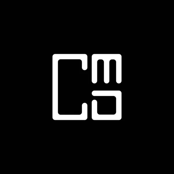 Cmd Lettre Logo Design Créatif Avec Graphique Vectoriel Cmd Logo — Image vectorielle