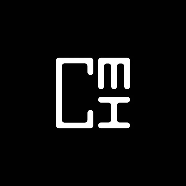 Diseño Creativo Del Logotipo Letra Cmi Con Gráfico Vectorial Logotipo — Vector de stock
