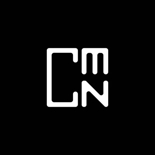 Cmn字母标志创意设计与矢量图形 Cmn简单而现代的标志 Cmn豪华字母设计 — 图库矢量图片