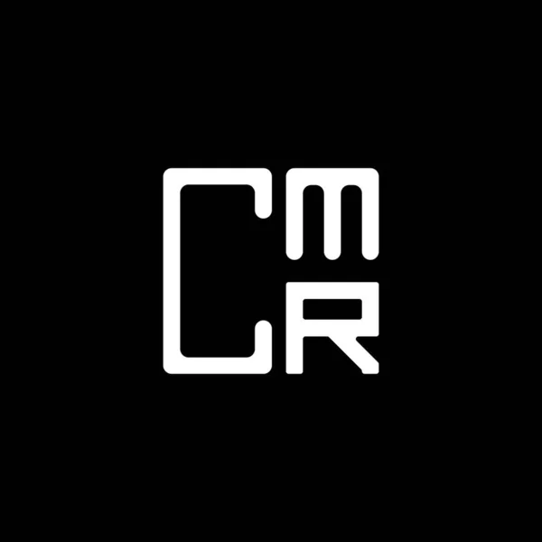 Cmr Harfi Logo Yaratıcı Tasarımı Vektör Grafik Cmr Basit Modern — Stok Vektör