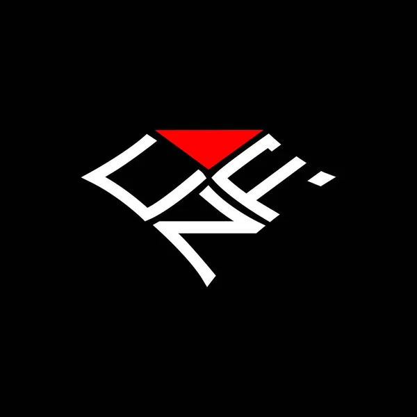 Logo Scrisorii Cnf Design Creativ Grafică Vectorială Logo Simplu Modern — Vector de stoc