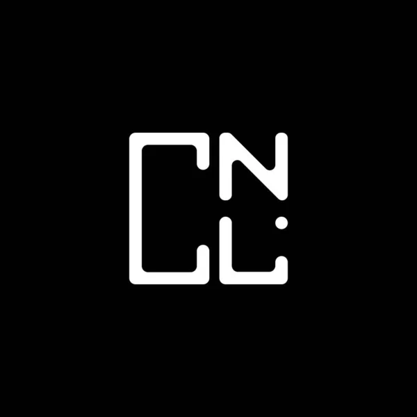 Cnl Harf Logosu Yaratıcı Tasarımı Vektör Grafik Cnl Basit Modern — Stok Vektör