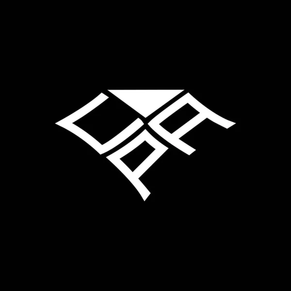 Cpaの文字のロゴベクトルグラフィック Cpaのシンプルかつモダンなロゴと創造的なデザイン Cpa豪華なアルファベットデザイン — ストックベクタ