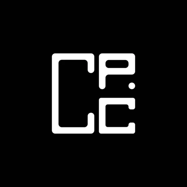 Cpc Carta Logotipo Design Criativo Com Vetor Gráfico Cpc Logotipo — Vetor de Stock