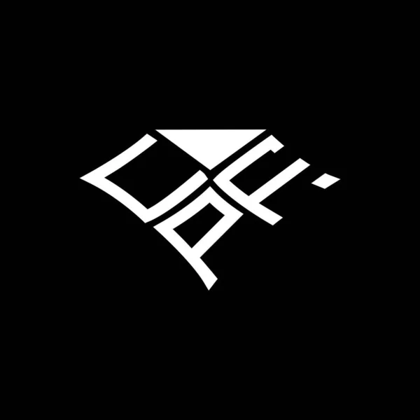 ベクターグラフィック CpfシンプルかつモダンなロゴとCpfの手紙のロゴの創造的なデザイン Cpf高級アルファベットデザイン — ストックベクタ