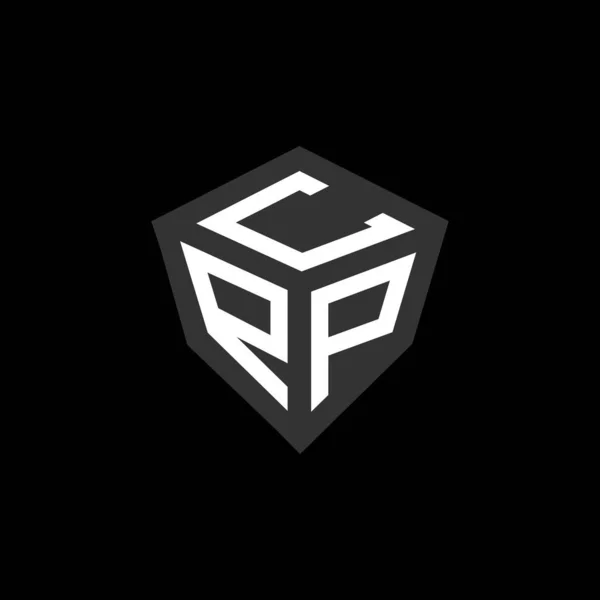 Cpp Carta Logotipo Design Criativo Com Gráfico Vetorial Logotipo Simples —  Vetores de Stock
