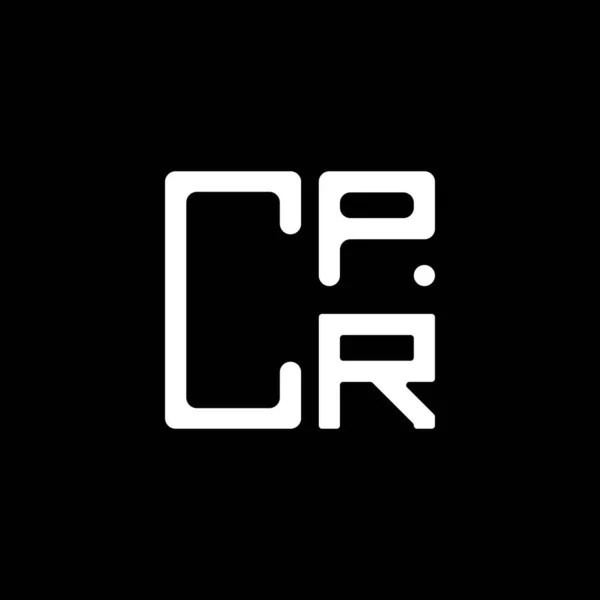 Logo Lettera Cpr Design Creativo Con Grafica Vettoriale Cpr Logo — Vettoriale Stock