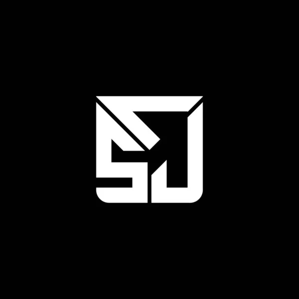 Csj 로고는 그래픽 Csj 로고가 창조적 디자인이다 Csj 럭셔리 알파벳 — 스톡 벡터