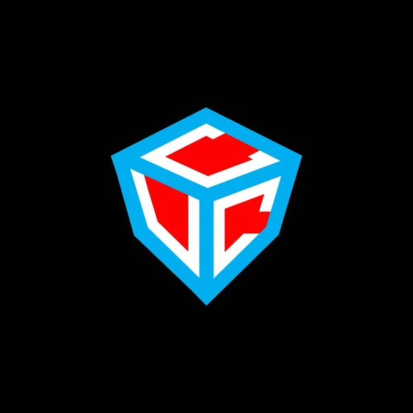 Cuc Letter Logo Creatief Design Met Vector Grafisch Cuc Eenvoudig — Stockvector