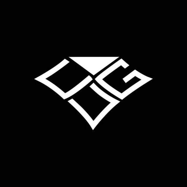Cug Lettre Logo Design Créatif Avec Graphique Vectoriel Cug Logo — Image vectorielle