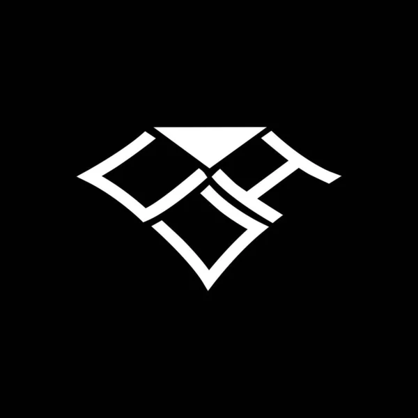 Cuh Буква Логотип Креативный Дизайн Векторной Графикой Cuh Простой Современный — стоковый вектор