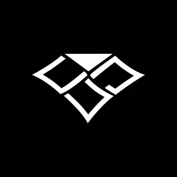 Diseño Creativo Del Logotipo Letra Cuj Con Gráfico Vectorial Logotipo — Vector de stock