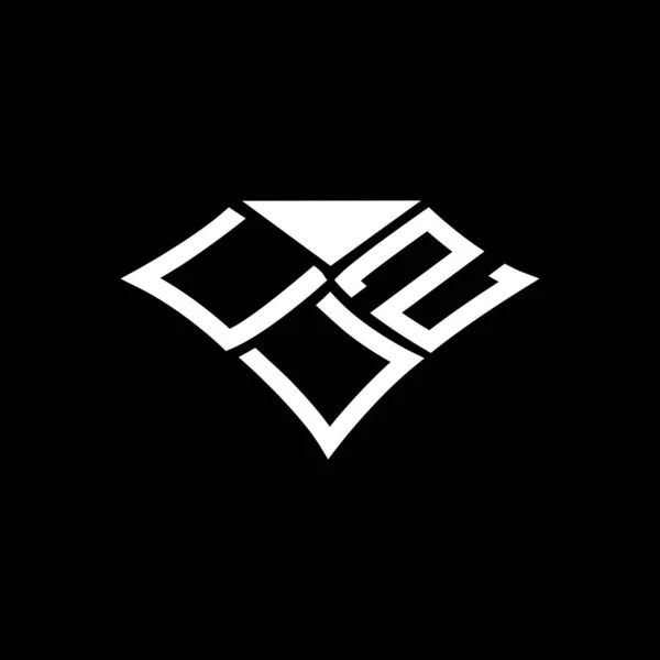 Cuz Lettera Logo Design Creativo Con Grafica Vettoriale Cuz Logo — Vettoriale Stock