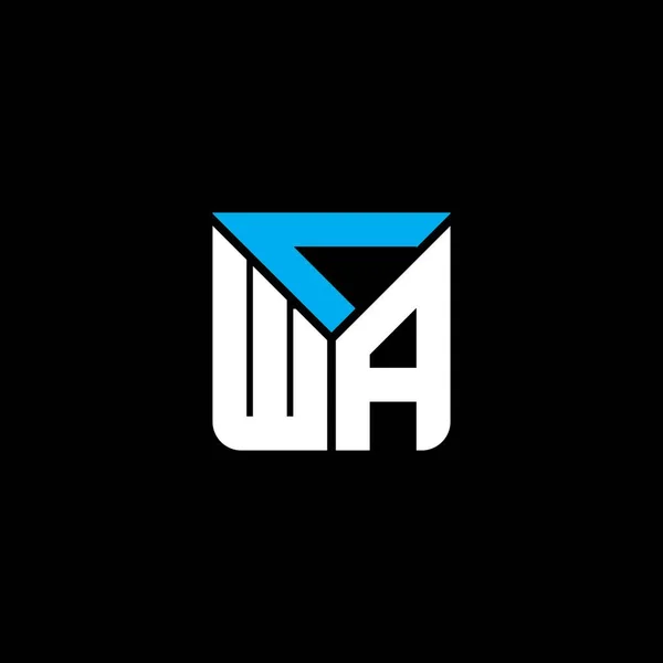 Креативный Дизайн Логотипа Cwa Векторной Графикой Простой Современный Логотип Cwa — стоковый вектор