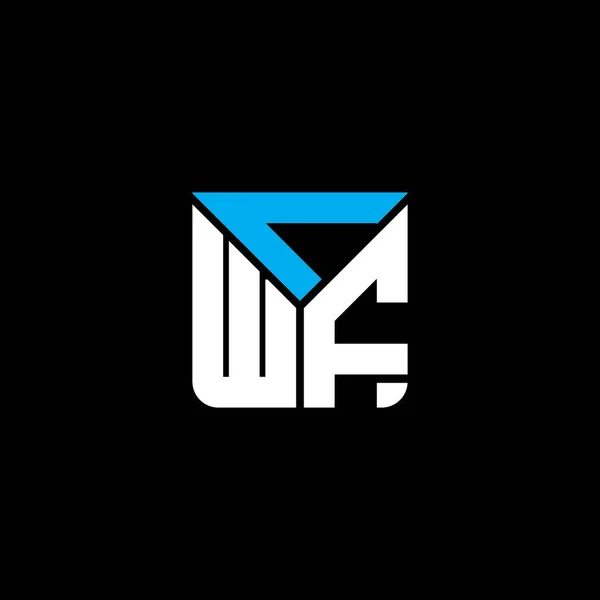 Cwf Písmeno Logo Kreativní Design Vektorovou Grafikou Cwf Jednoduché Moderní — Stockový vektor