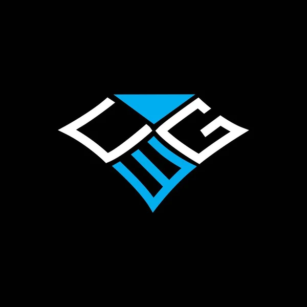 Cwg Letter Logo Kreatives Design Mit Vektorgrafik Cwg Einfaches Und — Stockvektor