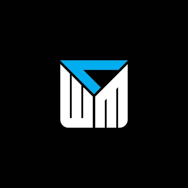 Cwm Letter Logo Creative Design Vector Graphic Cwm Simple Modern — Stock Vector