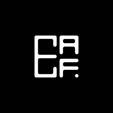 EAF harf logosu tasarımı vektör grafik, EAF basit ve modern logo. EAF lüks alfabe tasarımı  